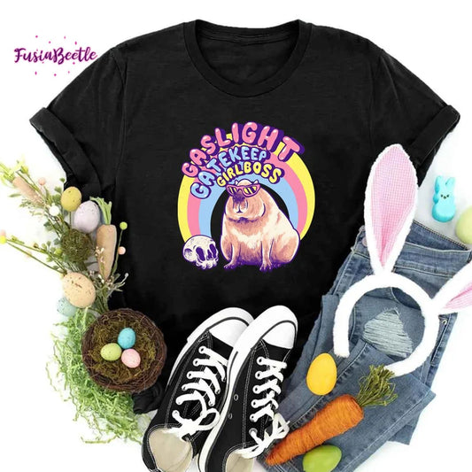 Cool Capybara Vintage T-Shirt, Capybara Shirt, Capybara Gift Tee